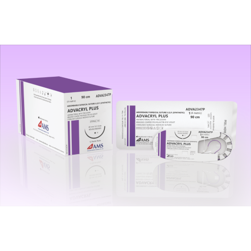 Chỉ phẫu thuật tự tan có kháng khuẩn ADVACRYL PLUS